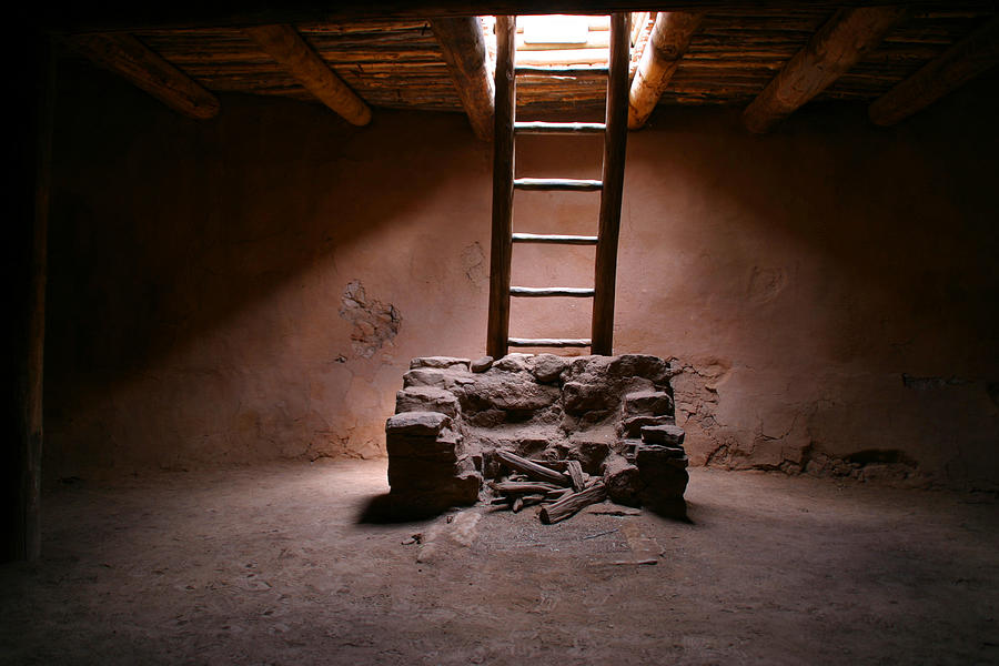 Kiva Interior Photograph
