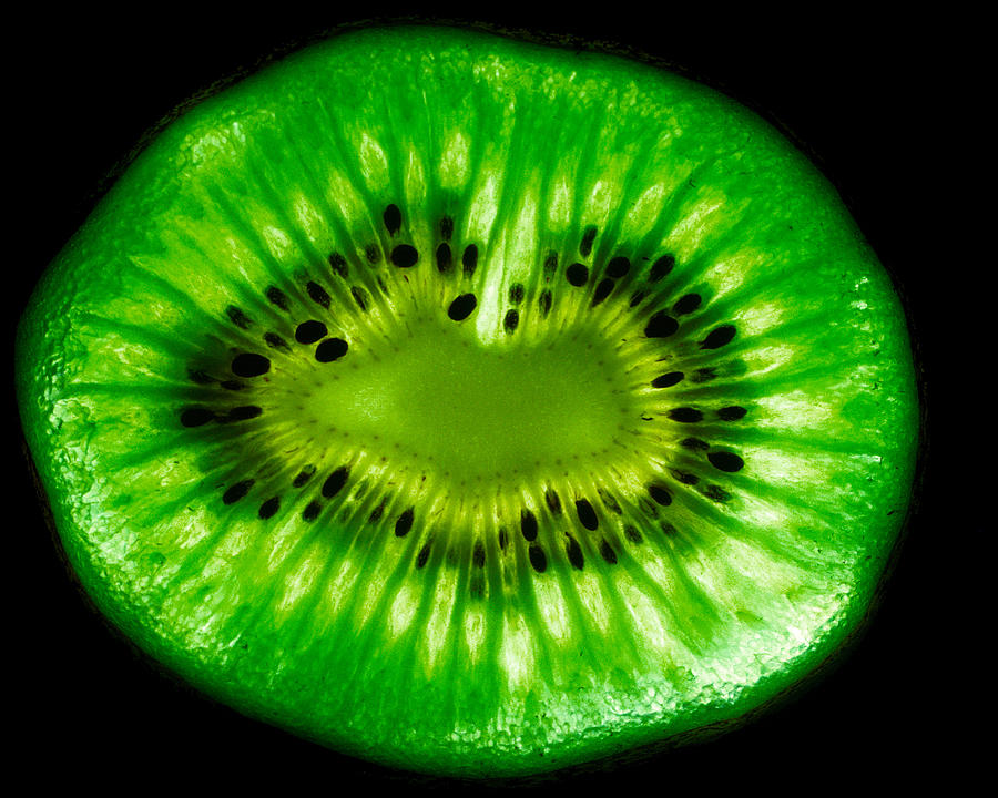 Kiwi Slice Photograph by Joe Ownbey