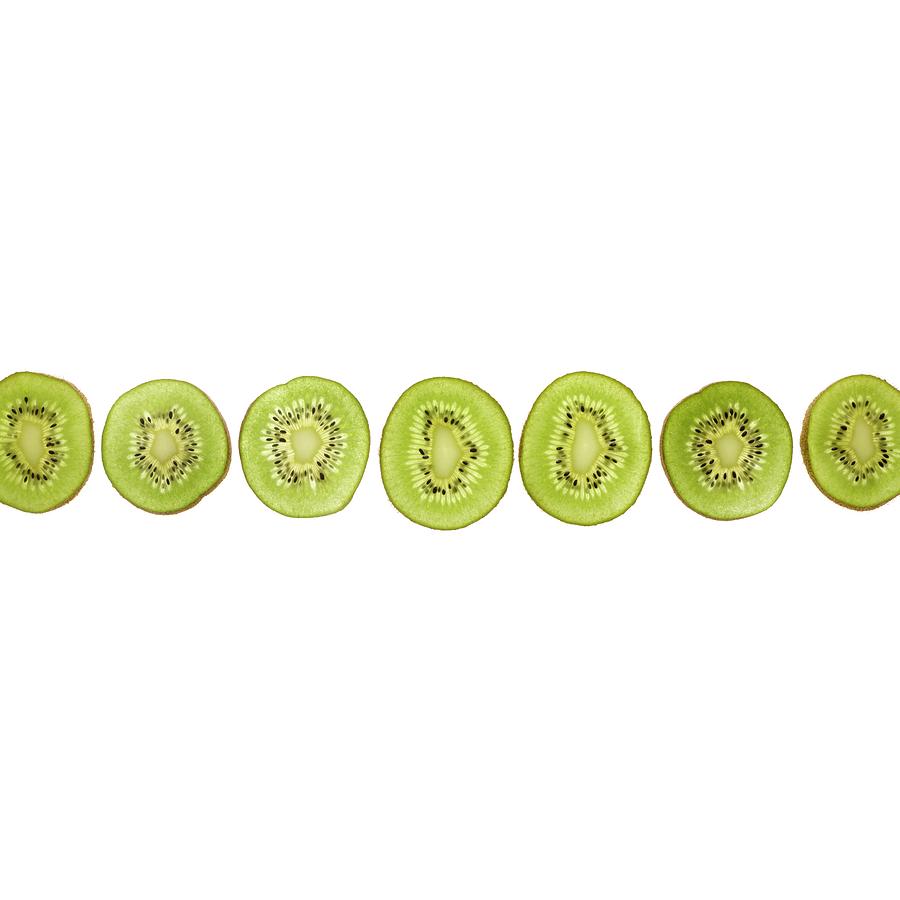 Kiwi Slices In A Line Photograph by Science Photo Library Kiwi Slices In A Line Photograph by Science Photo Library