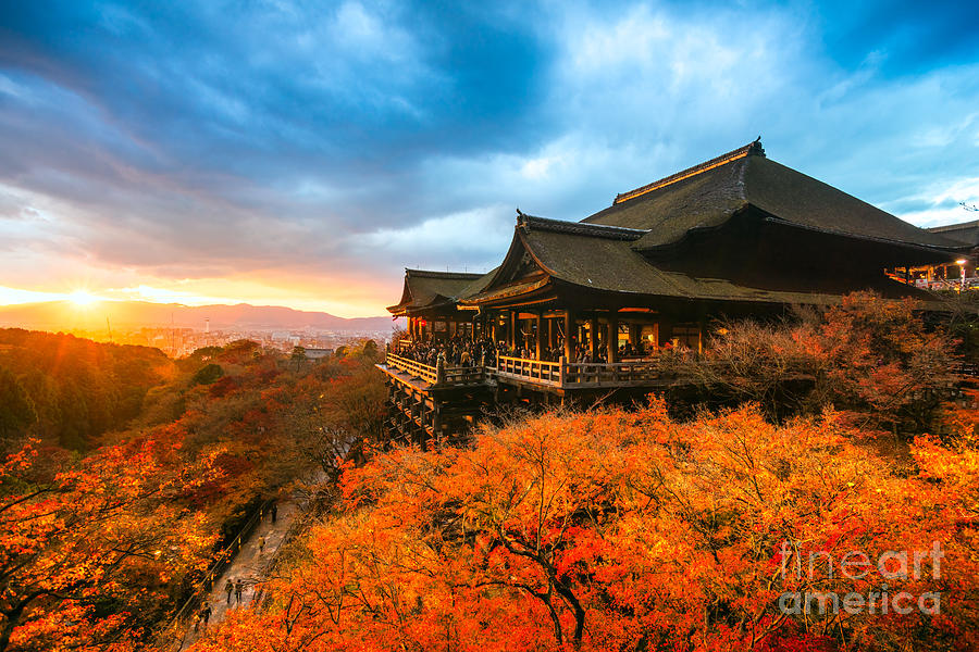 Kiyomizu-dera Temple in Kyoto - Japan Photograph by Luciano Mortula