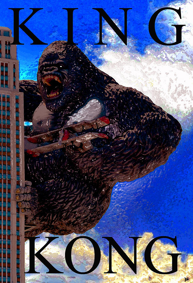 Kong artwork Painting by David Lee Thompson