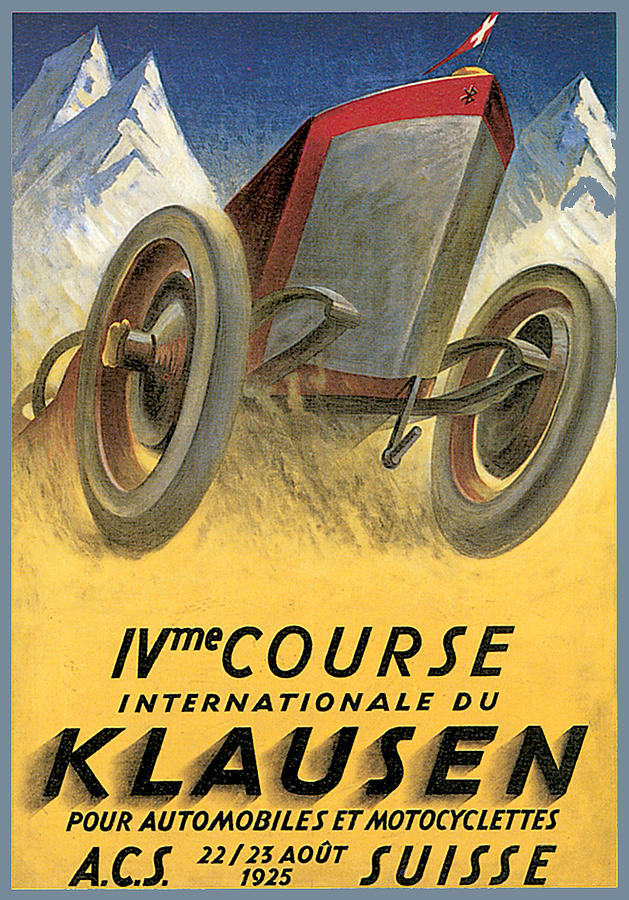 Klausen Automobile Photograph by Vintage Automobile Ads and Posters