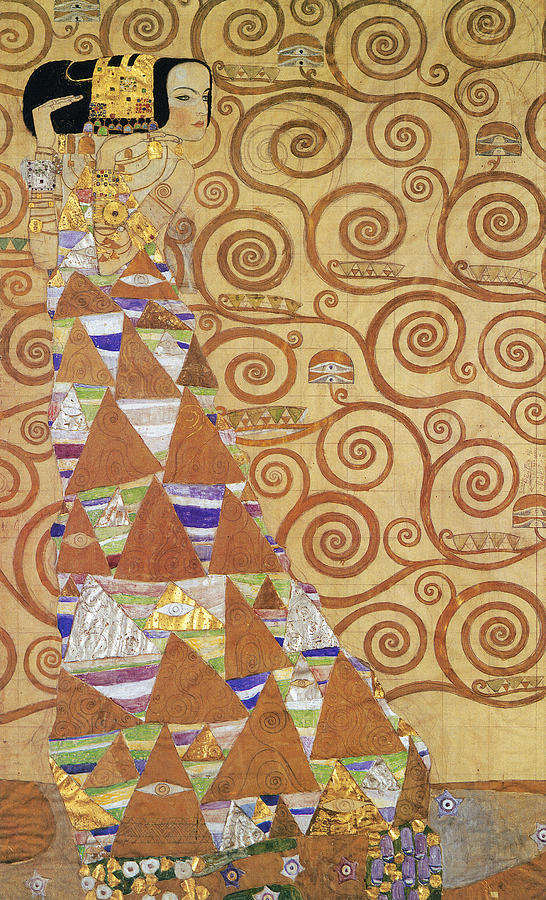 Klimt Expectation Painting by Granger