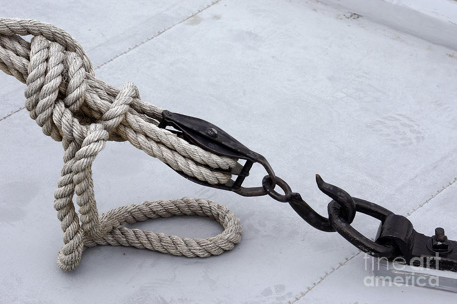 Klondike rope and hook Photograph by Inge Riis McDonald