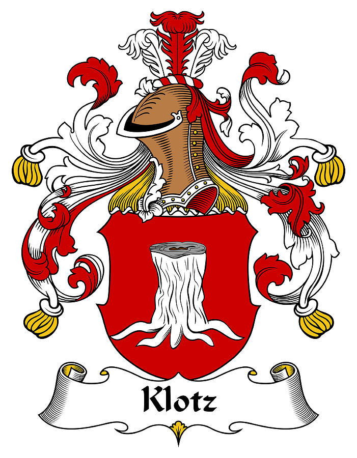 Klotz Coat of Arms German Digital Art by Heraldry - Fine Art America