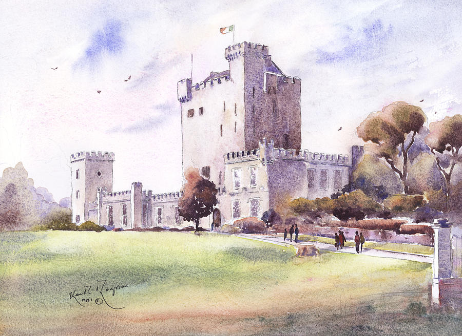 Impressionism Painting - Knappogue Castle County Clare Ireland by Keith Thompson