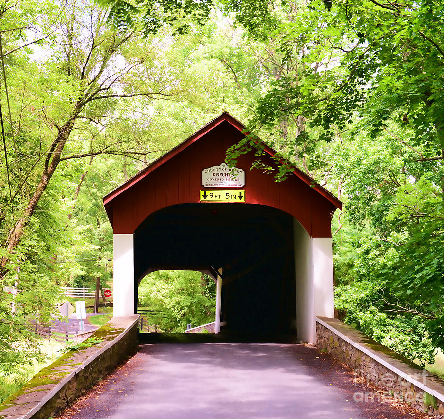 Knechts Covered Bridge Photograph by Paul Ward