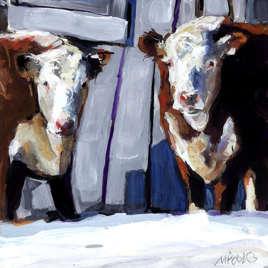 Farm Painting - Knee Deep by Molly Poole