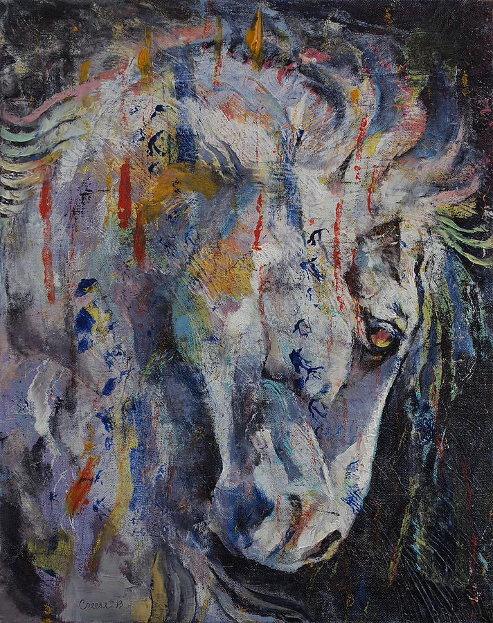 Knight of Chess Painting by Michael Creese