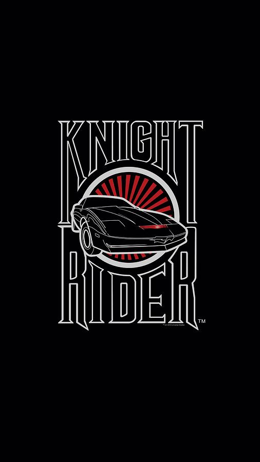 Car Digital Art - Knight Rider - Logo by Brand A