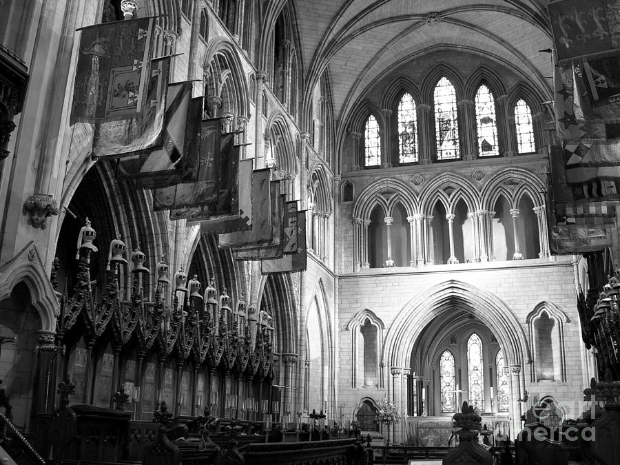 Knights Of St Patrick Bw Photograph by Mel Steinhauer