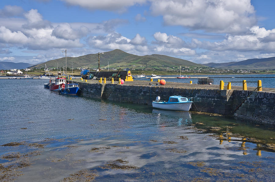 Knightstown Harbor Valentia Photograph by Jane McIlroy