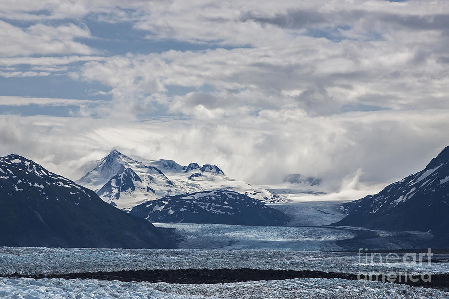 Anchorage Photograph - Knik Glacier Alaska by Shishir Sathe
