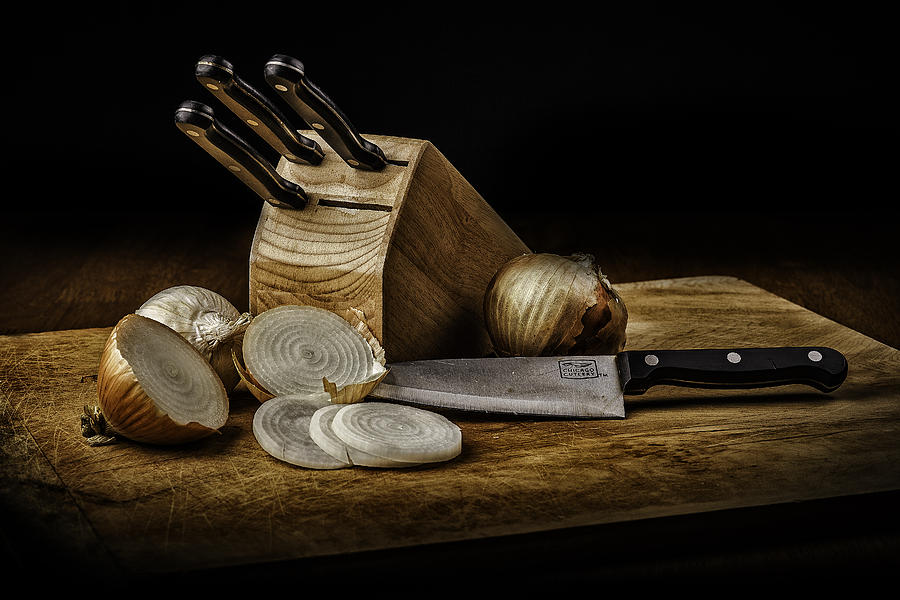 Knives and Onions Photograph by Don Hoekwater Photography