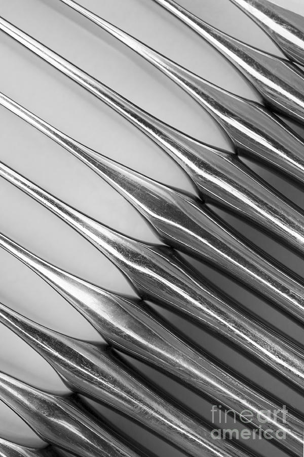 Black And White Photograph - Knives I by Natalie Kinnear
