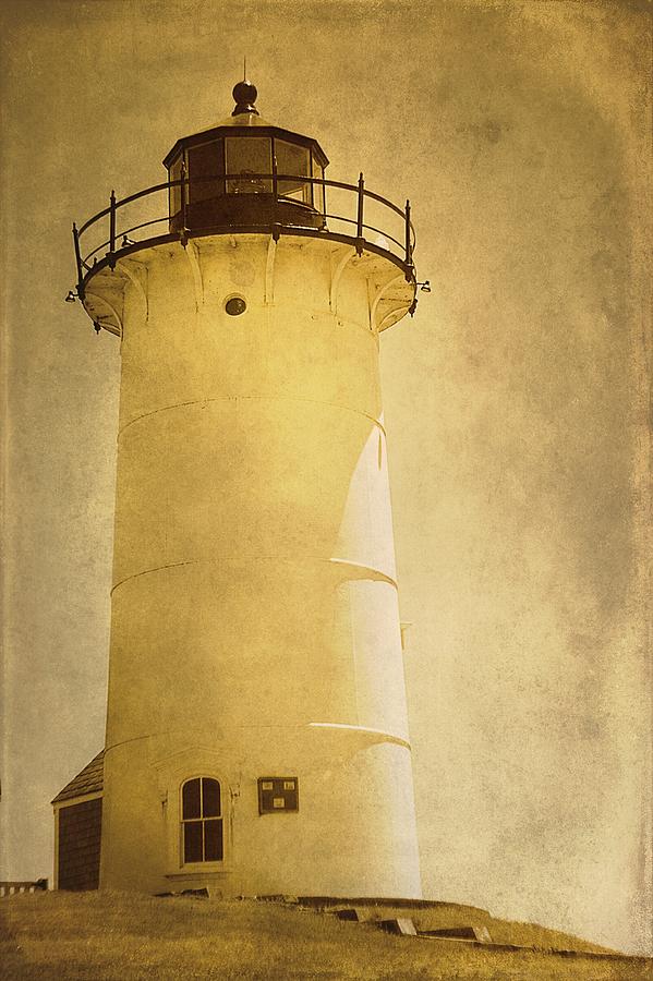 Knobska Point Light Lighthouse Woods Hole MA Photograph by Suzanne Powers
