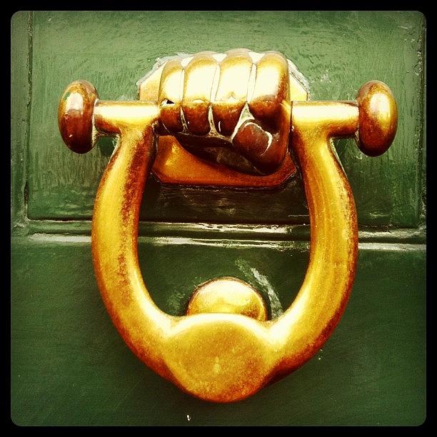Door Photograph - #knocker #inverary #scotland #door by Caite Mcbride