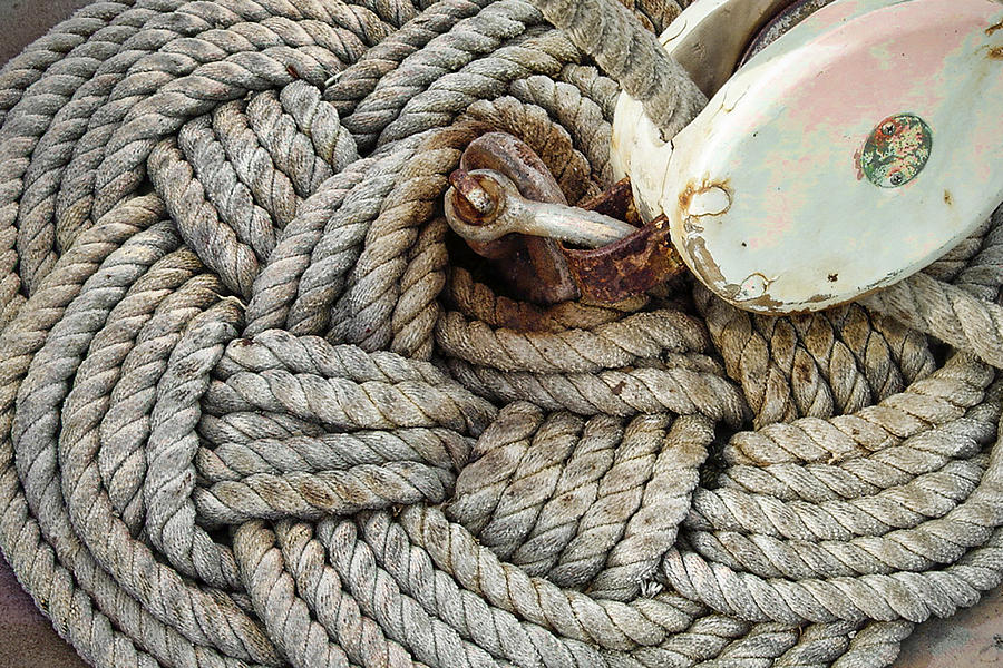 Rope Photograph - Knot 2 by K Hines
