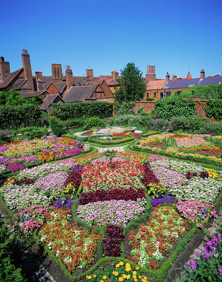 Knot Garden In Stratford Upon Avon Uk By Adina Tovy