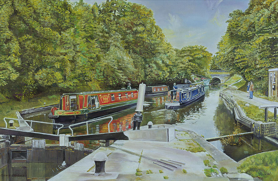 Knowle Top Lock, 2003 Oil On Canvas Photograph by Kevin Parrish