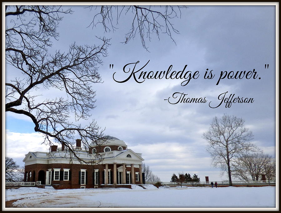 Knowledge is Power Photograph by Jean Wright