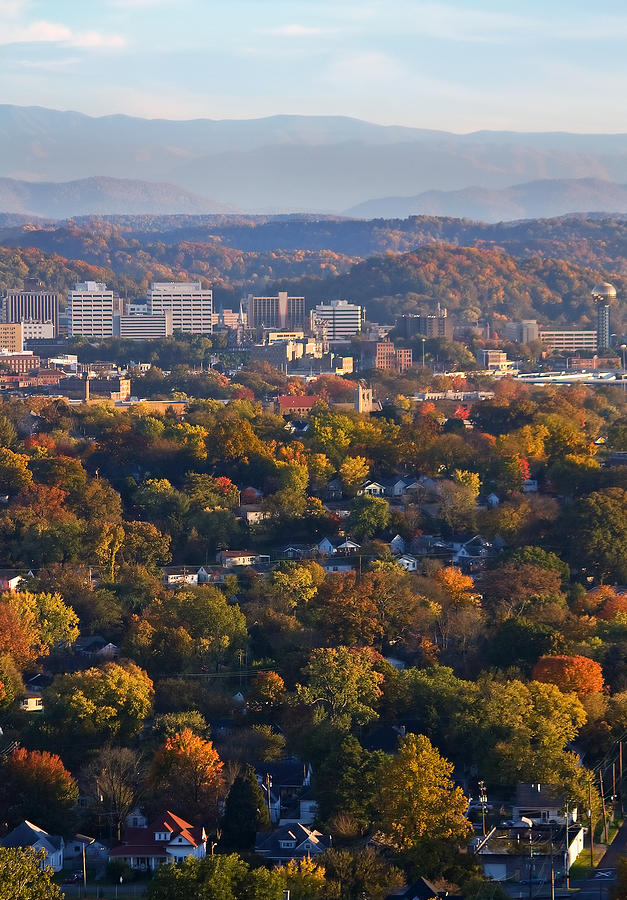 Knoxville in Autumn Photograph by Melinda Fawver