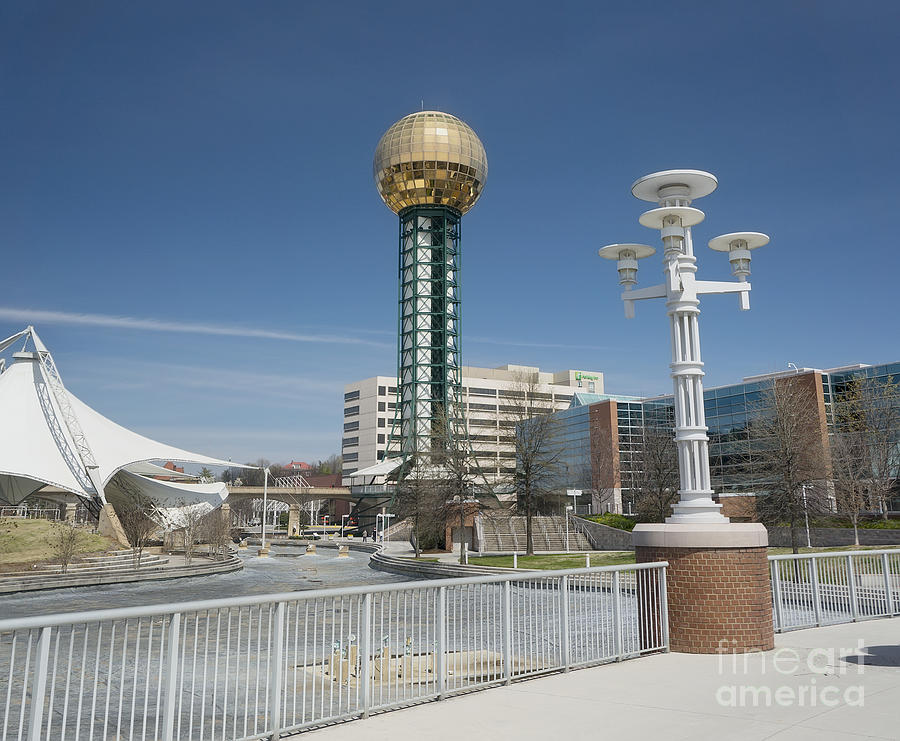 Knoxville Sunsphere Park Photograph by Ules Barnwell