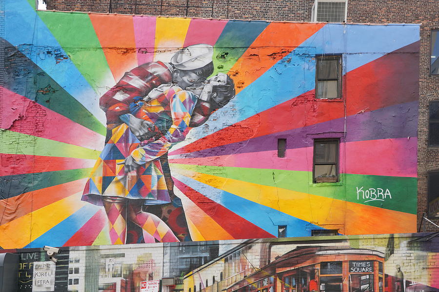 New York City Photograph - Kobra Mural New York City by Dan Stumpf