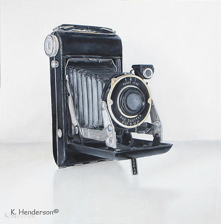 Vintage Painting - Kodak by K Henderson by K Henderson