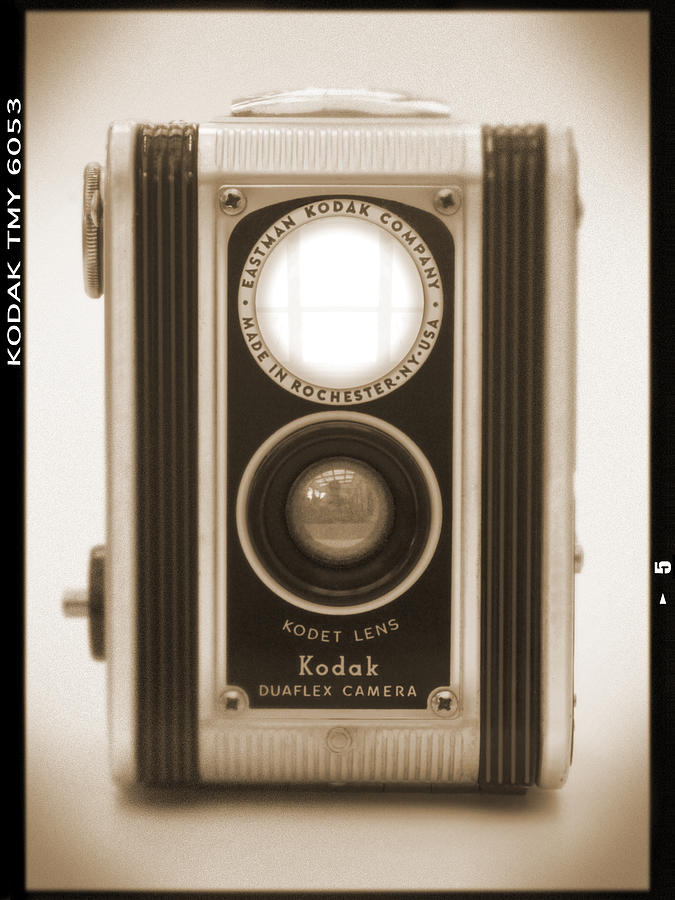 Vintage Camera Photograph - Kodak Duaflex Camera by Mike McGlothlen