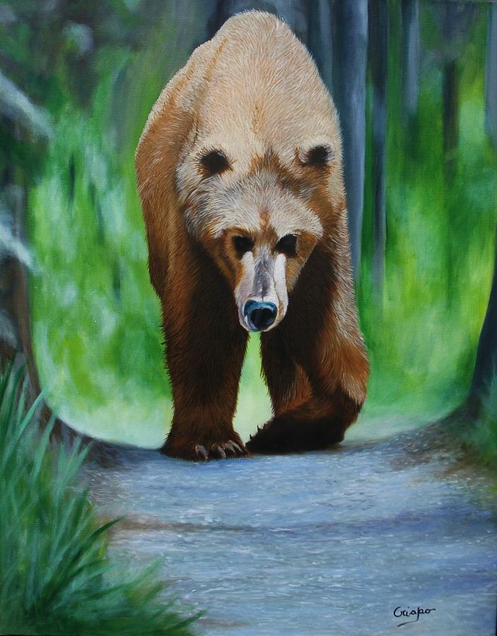 Kodiak Painting by Jean Yves Crispo