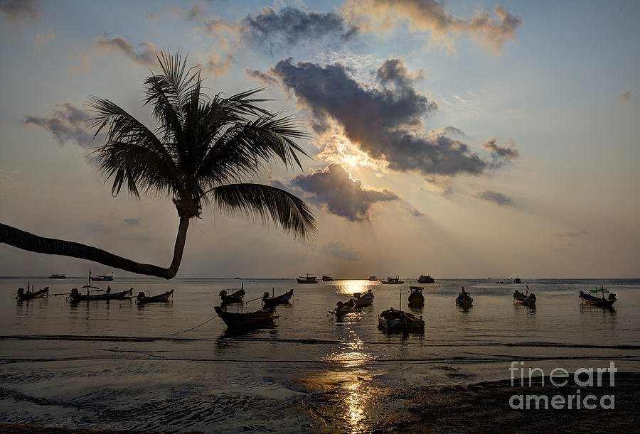 Landscape Photograph - Koh Tao Sunset by Alex Dudley
