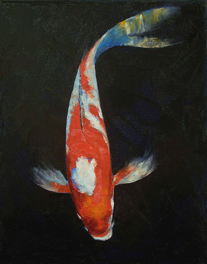 Koi Painting by Michael Creese