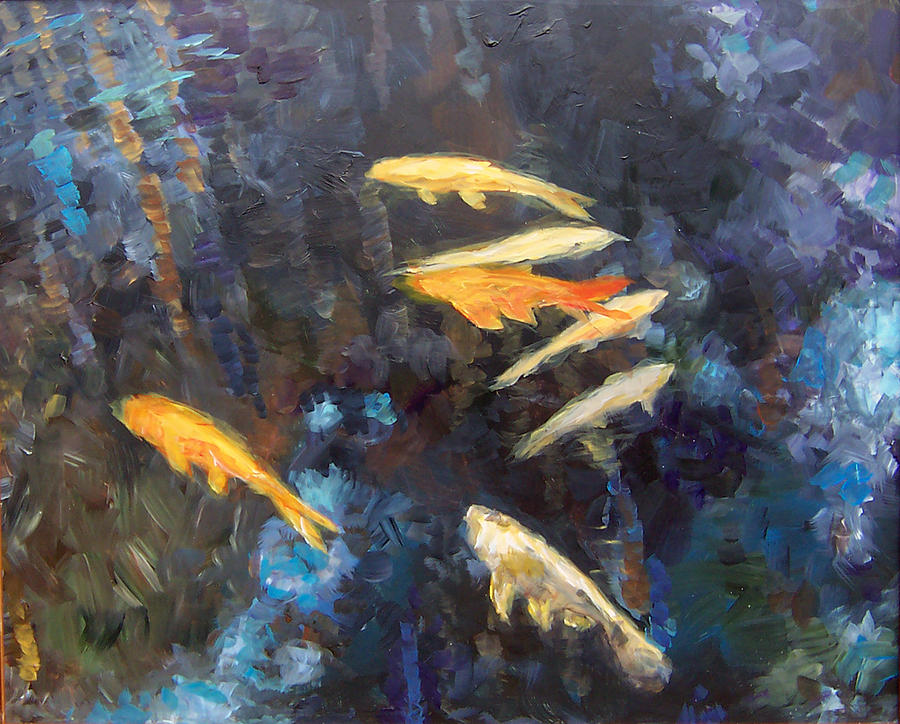 Koi Painting by Susan Moore