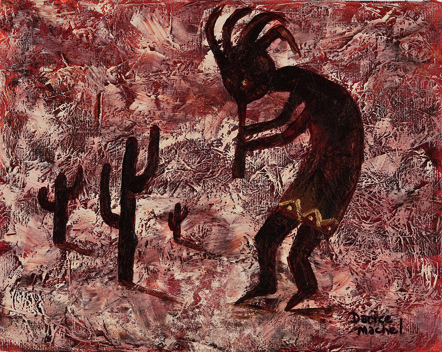 Kokopelli Painting by Darice Machel McGuire