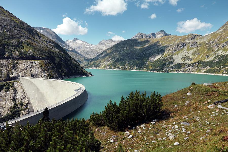 Kolnbrein Dam And Reservoir Photograph by Martin Rietze