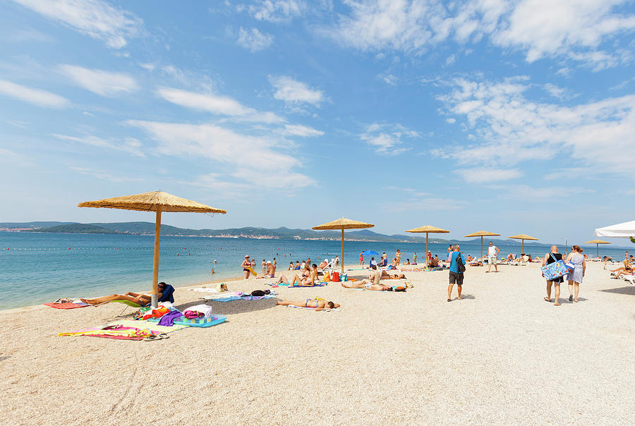 Kolovare Beach In Zadar, Croatia Photograph by Marcos Welsh