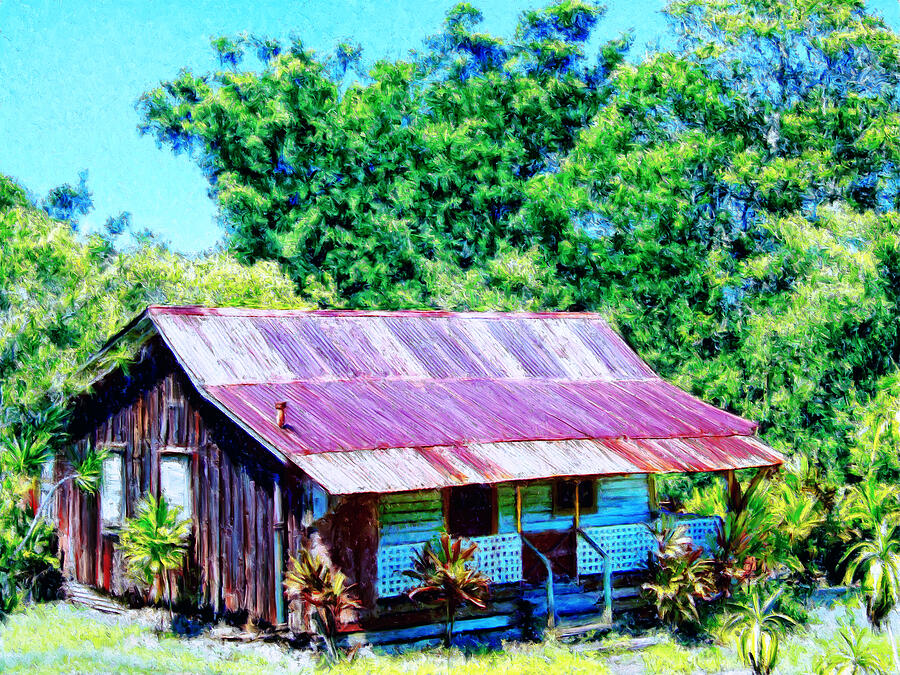 Kona Coffee Shack Painting by Dominic Piperata