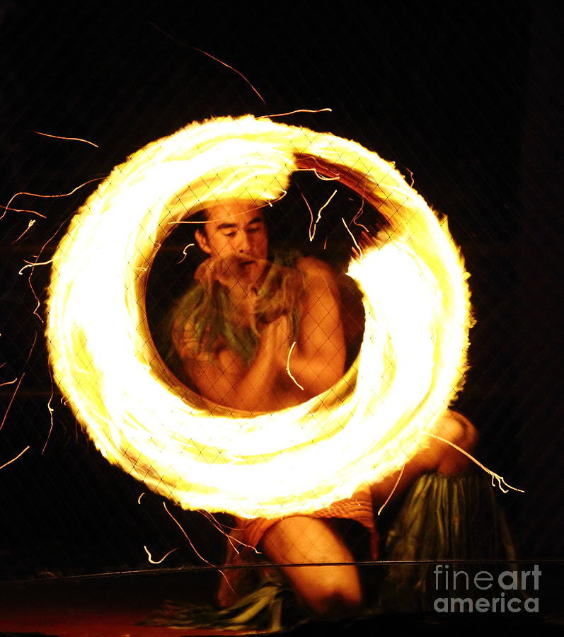 Kona Fire Dancer Photograph by Theresa Ramos-DuVon