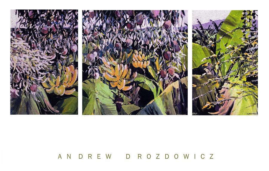 Kona Garden Painting by Andrew Drozdowicz