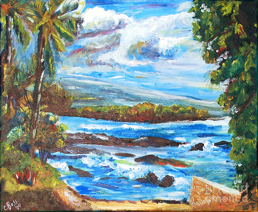 Kona Hawaii Painting by Carol Boss