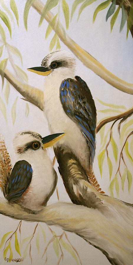 Nature Painting - Kooka Duo by Glen Johnson
