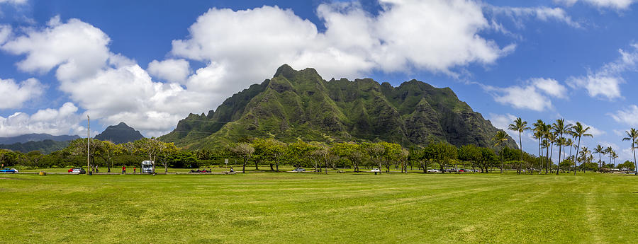 Nature Photograph - Koolau Mountain Range Oahu Hawaii by Jianghui Zhang