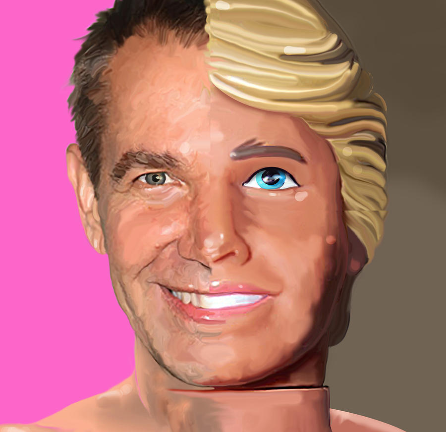 Portrait Painting - Koons Doll by Craig Carl