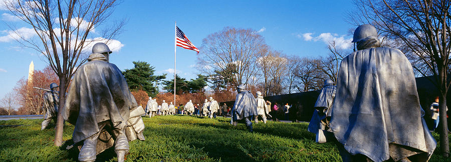 Korean Veterans Memorial Washington Dc Photograph by Panoramic Images