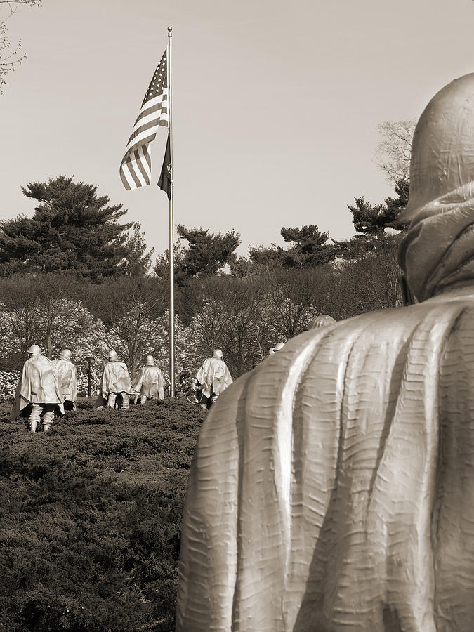 Korean War Memorial  2 - Washington D.C. Photograph by Mike McGlothlen