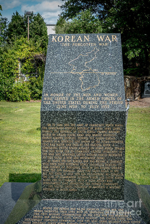 Korean War Memorial - Memory Garden 2 Photograph by Bob and Nancy Kendrick