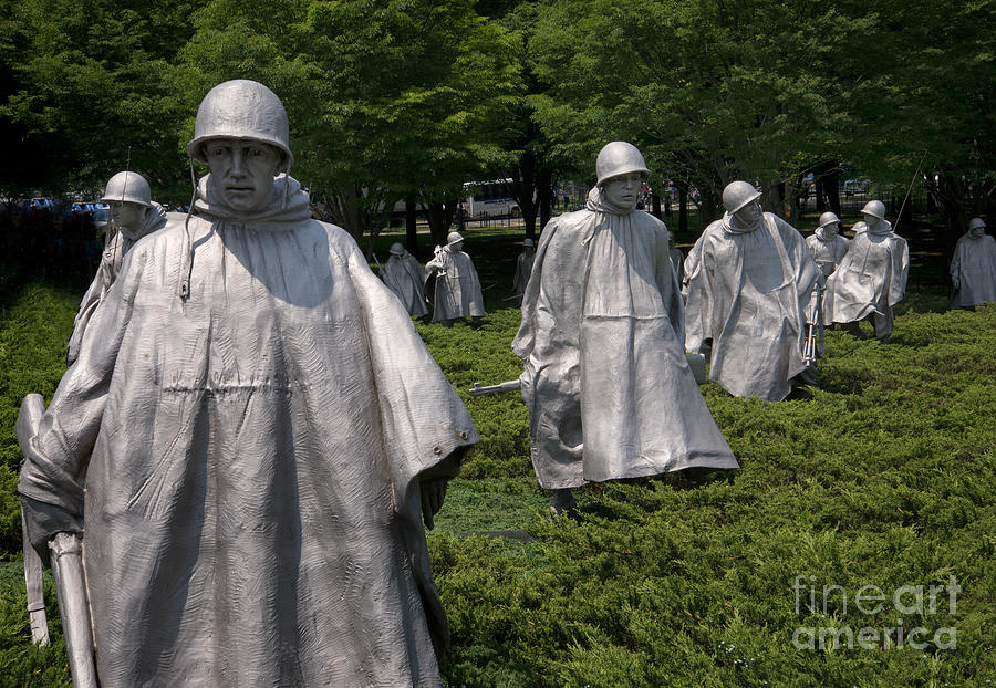 Korean War Veterans Memorial Digital Art by Carol Ailles - Fine Art America