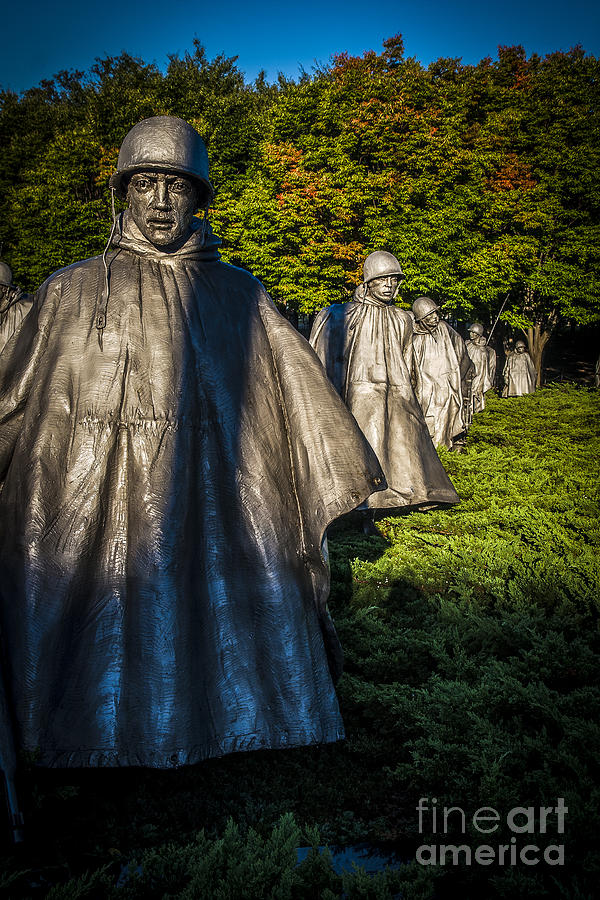 Korean War Veterans Memorial Photograph by Darcy Michaelchuk