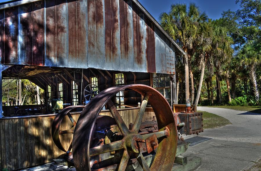 Koreshan State Park mill Photograph by Timothy Lowry